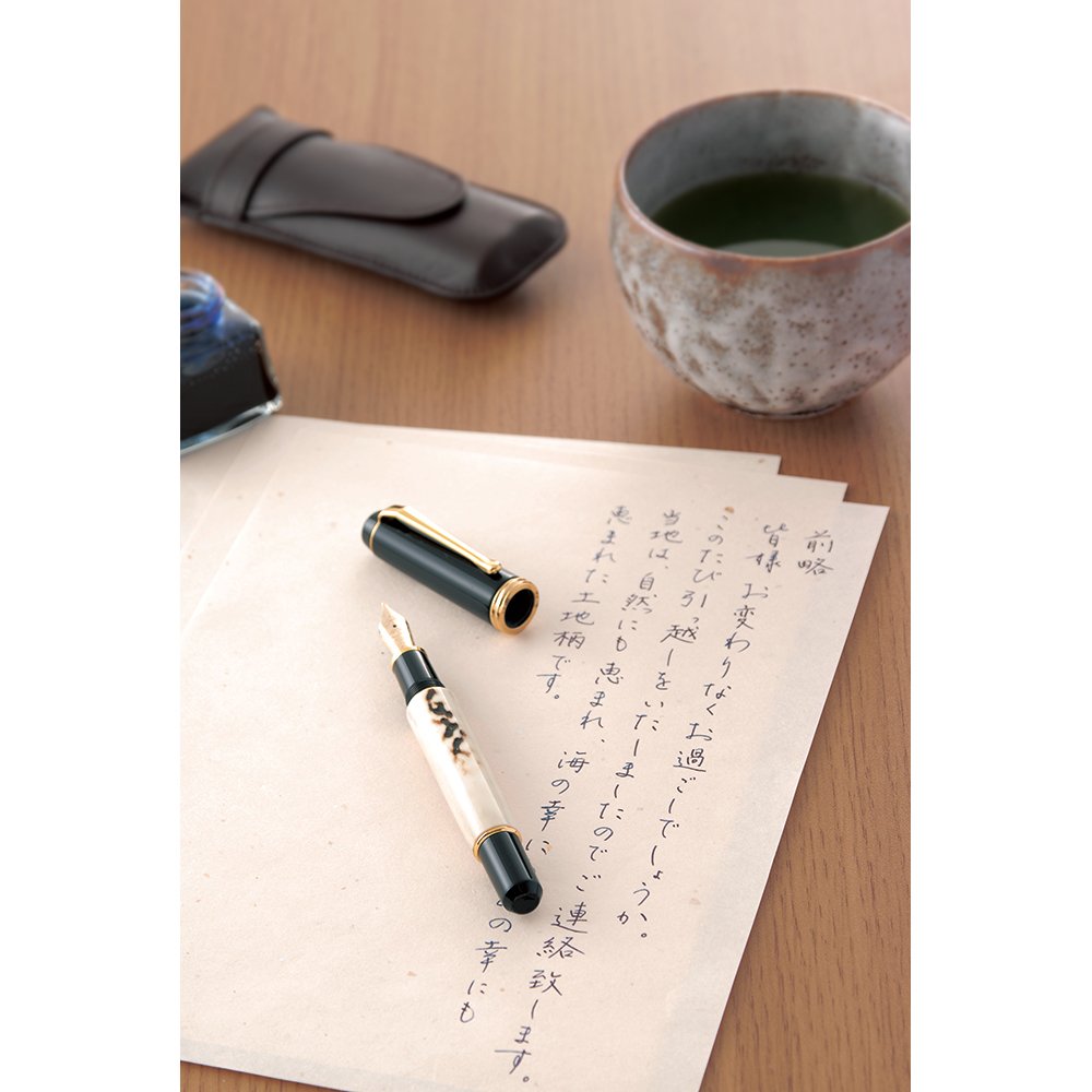 Amazon | 呉竹 筆ペン 万年筆 くれ竹万年毛筆 夢銀河 鹿角 DBA140-2